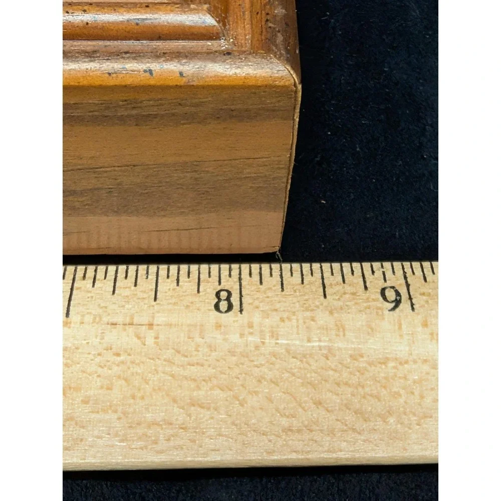 Vtg Pair Of Homco Wall Mirror 13in x 5in X 1.5in And 8x8x1.5 Square Gallery Wall